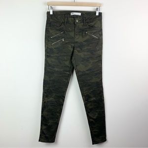 Zara Camo Print Military Skinny Jeans 4